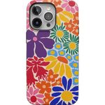 Flower Patch | Multi-Color Floral Case iPhone Case get.casely Bold + MagSafe® iPhone 15 Pro Max