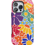 Flower Patch | Multi-Color Floral Case iPhone Case get.casely Bold + MagSafe® iPhone 16 Pro Max