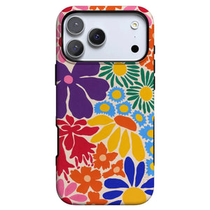 Flower Patch | Multi-Color Floral Case iPhone Case get.casely Bold + MagSafe® iPhone 18 Pro Max 