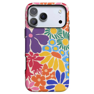 Flower Patch | Multi-Color Floral Case iPhone Case get.casely Bold + MagSafe® iPhone 18 Pro Max 