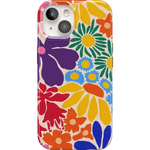 Flower Patch | Multi-Color Floral Case iPhone Case get.casely Classic + MagSafe® iPhone 15