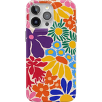 Flower Patch | Multi-Color Floral Case iPhone Case get.casely Classic + MagSafe® iPhone 15 Pro Max