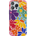 Flower Patch | Multi-Color Floral Case iPhone Case get.casely Classic + MagSafe® iPhone 16 Pro Max