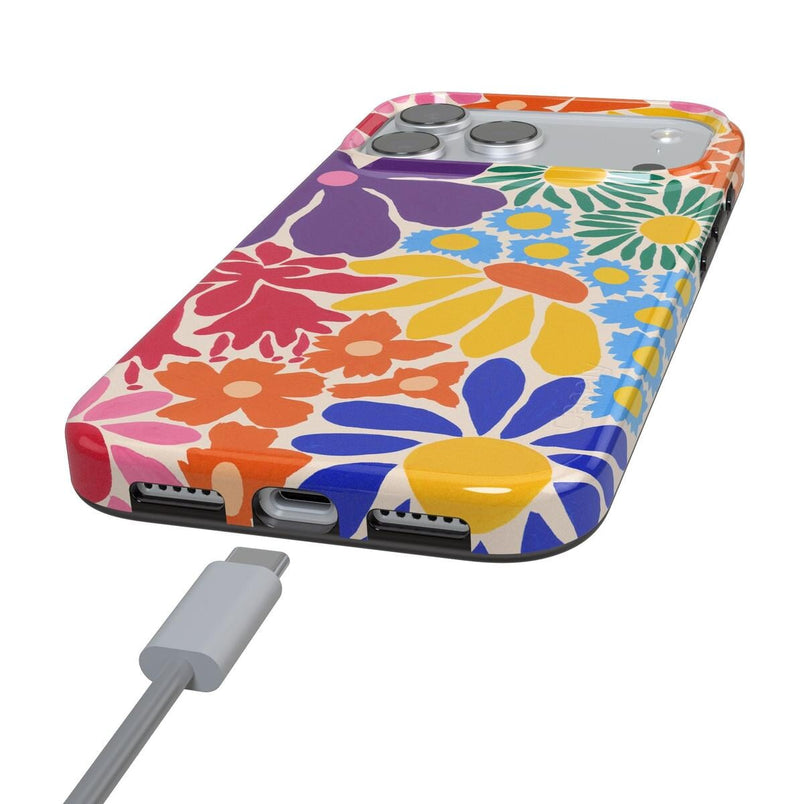 Flower Patch | Multi-Color Floral Case iPhone Case get.casely 
