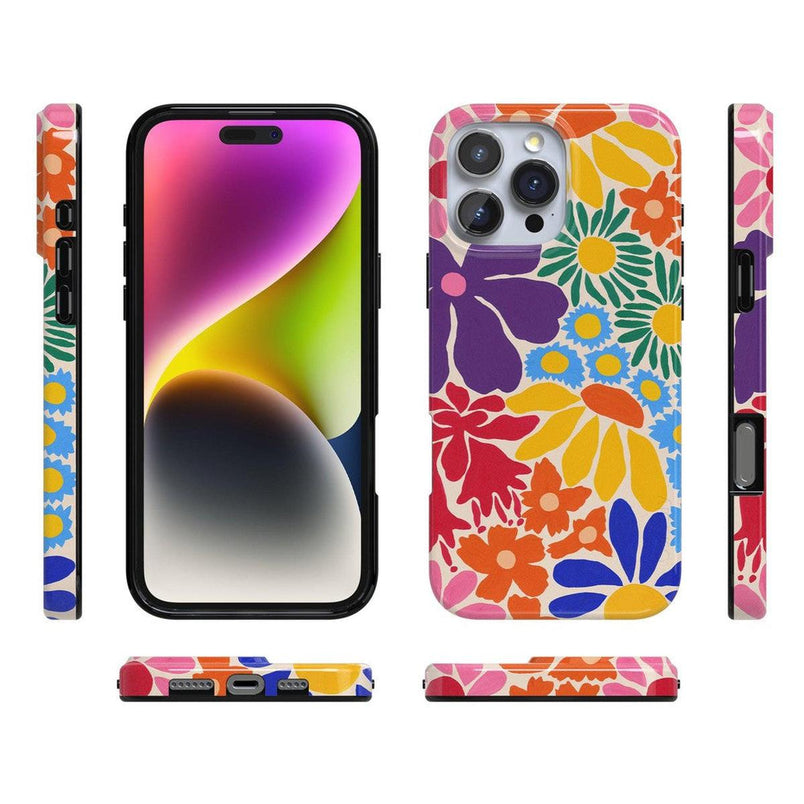 Flower Patch | Multi-Color Floral Case iPhone Case get.casely 