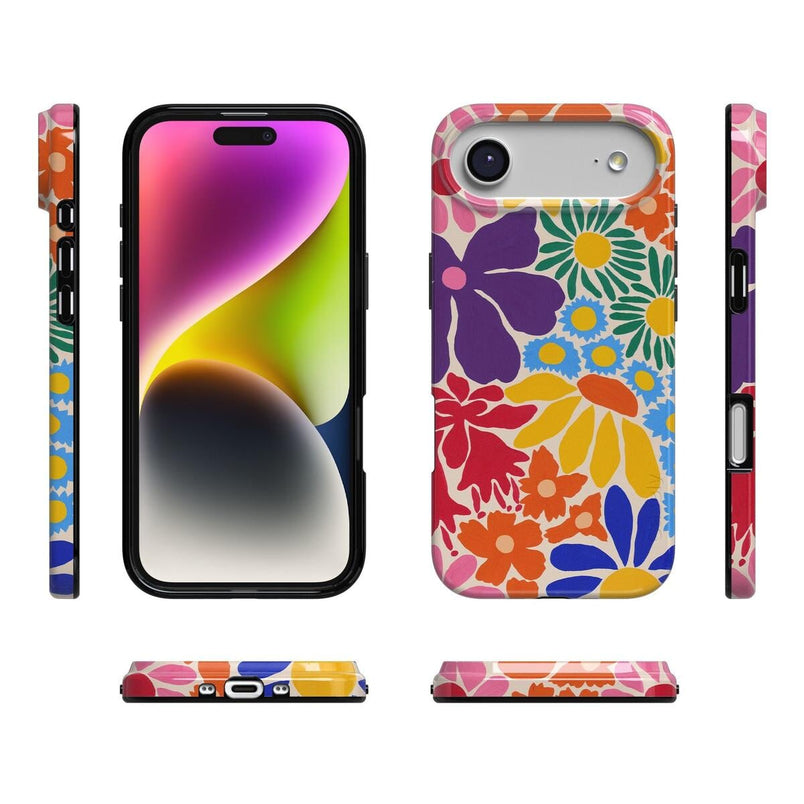 Flower Patch | Multi-Color Floral Case iPhone Case get.casely 