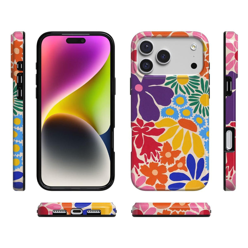 Flower Patch | Multi-Color Floral Case iPhone Case get.casely 