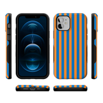 Go New York | Blue & Orange Stripes Case
