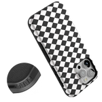 Salem's Hex | Black & White Checkered Case