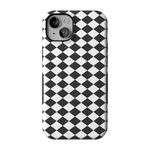 Salem's Hex | Black & White Checkered Case