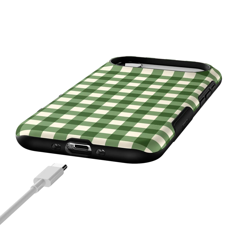 Checked Twice | Green Plaid Case