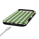 Checked Twice | Green Plaid Case