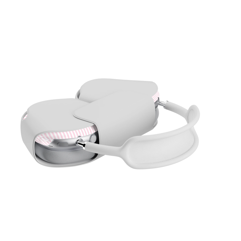 Stripes and the City | Light Pink Pinstripe AirPods Max Case