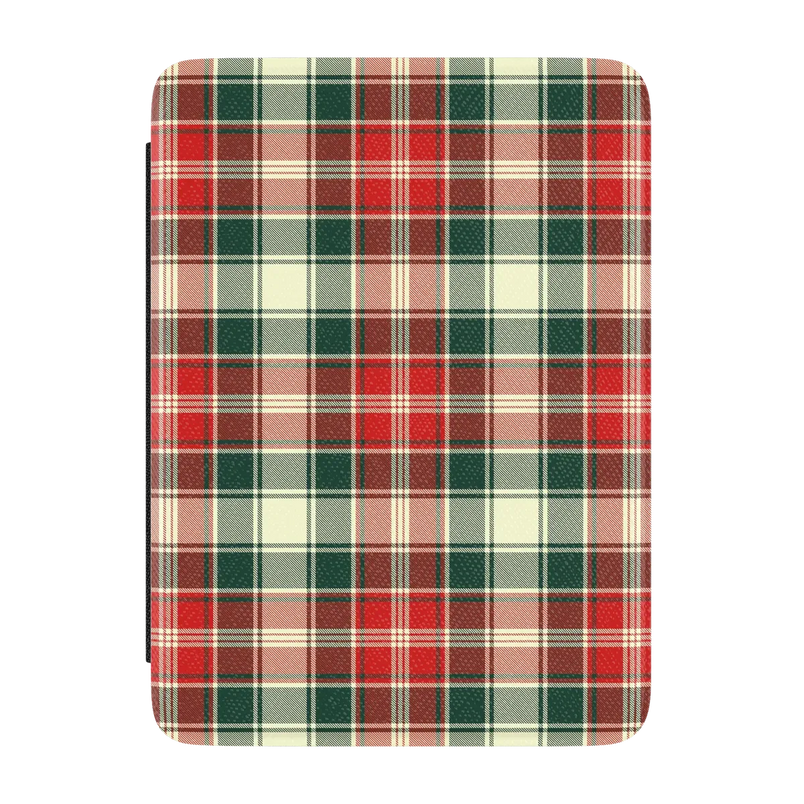 Beige Holiday Plaid Kindle Case | Casely