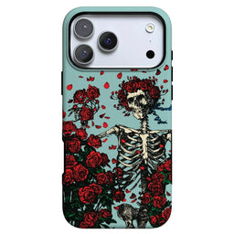 Forever Grateful | Grateful Dead Skeleton Floral Case iPhone Case Grateful Dead Bold Flex + MagSafe® iPhone 18 Pro Max 