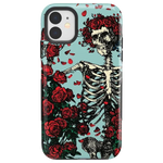 Forever Grateful | Grateful Dead Skeleton Floral Case iPhone Case Grateful Dead Bold iPhone 11
