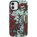 Forever Grateful | Grateful Dead Skeleton Floral Case iPhone Case Grateful Dead Bold iPhone 12