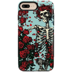 Forever Grateful | Grateful Dead Skeleton Floral Case iPhone Case Grateful Dead Bold iPhone 6/7/8 Plus