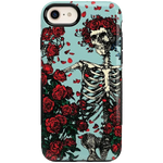 Forever Grateful | Grateful Dead Skeleton Floral Case iPhone Case Grateful Dead Bold iPhone 6/7/8