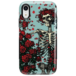 Forever Grateful | Grateful Dead Skeleton Floral Case iPhone Case Grateful Dead Bold iPhone XR 