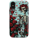Forever Grateful | Grateful Dead Skeleton Floral Case iPhone Case Grateful Dead Bold iPhone XS Max 