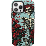 Forever Grateful | Grateful Dead Skeleton Floral Case iPhone Case Grateful Dead Bold + MagSafe® iPhone 13 Pro Max