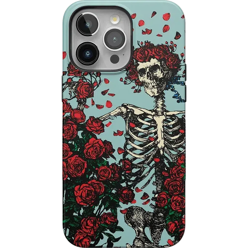 Forever Grateful | Grateful Dead Skeleton Floral Case iPhone Case Grateful Dead Bold + MagSafe® iPhone 15 Pro Max