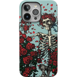 Forever Grateful | Grateful Dead Skeleton Floral Case iPhone Case Grateful Dead Bold + MagSafe® iPhone 15 Pro Max