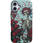 Forever Grateful | Grateful Dead Skeleton Floral Case iPhone Case Grateful Dead Bold + MagSafe® iPhone 16 Plus 