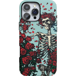 Forever Grateful | Grateful Dead Skeleton Floral Case iPhone Case Grateful Dead Bold + MagSafe® iPhone 16 Pro Max 
