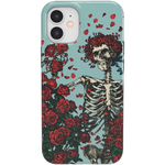 Forever Grateful | Grateful Dead Skeleton Floral Case iPhone Case Grateful Dead Classic iPhone 12