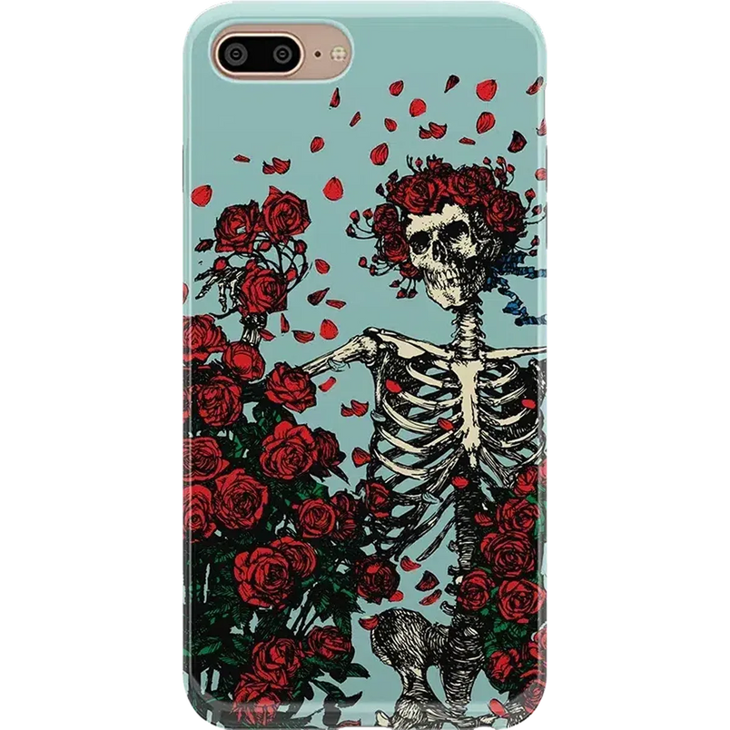 Forever Grateful | Grateful Dead Skeleton Floral Case iPhone Case Grateful Dead Classic iPhone 6/7/8 Plus