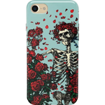 Forever Grateful | Grateful Dead Skeleton Floral Case iPhone Case Grateful Dead Classic iPhone 6/7/8