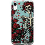 Forever Grateful | Grateful Dead Skeleton Floral Case iPhone Case Grateful Dead Classic iPhone XR 