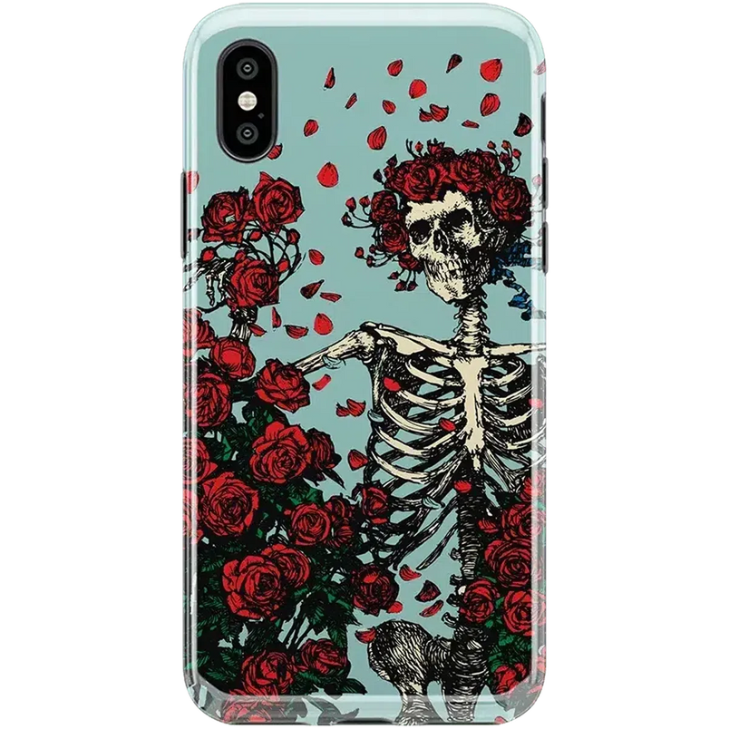 Forever Grateful | Grateful Dead Skeleton Floral Case iPhone Case Grateful Dead Classic iPhone XS Max 