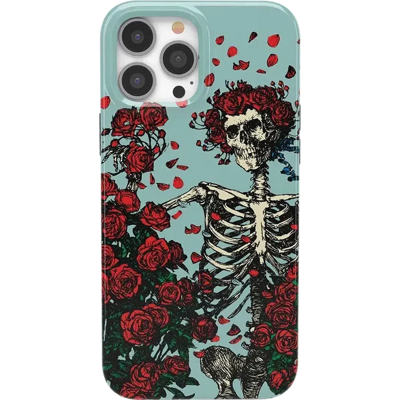 Forever Grateful | Grateful Dead Skeleton Floral Case iPhone Case Grateful Dead Classic + MagSafe® iPhone 13 Pro Max