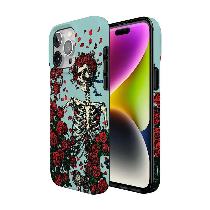 Forever Grateful | Grateful Dead Skeleton Floral Case iPhone Case Grateful Dead 