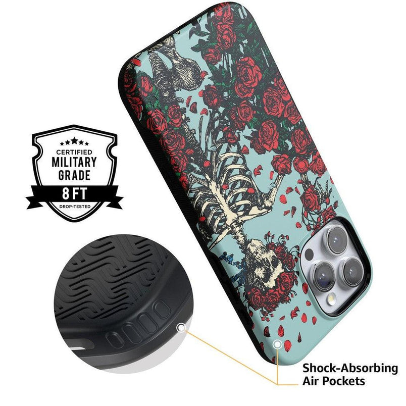 Forever Grateful | Grateful Dead Skeleton Floral Case iPhone Case Grateful Dead 