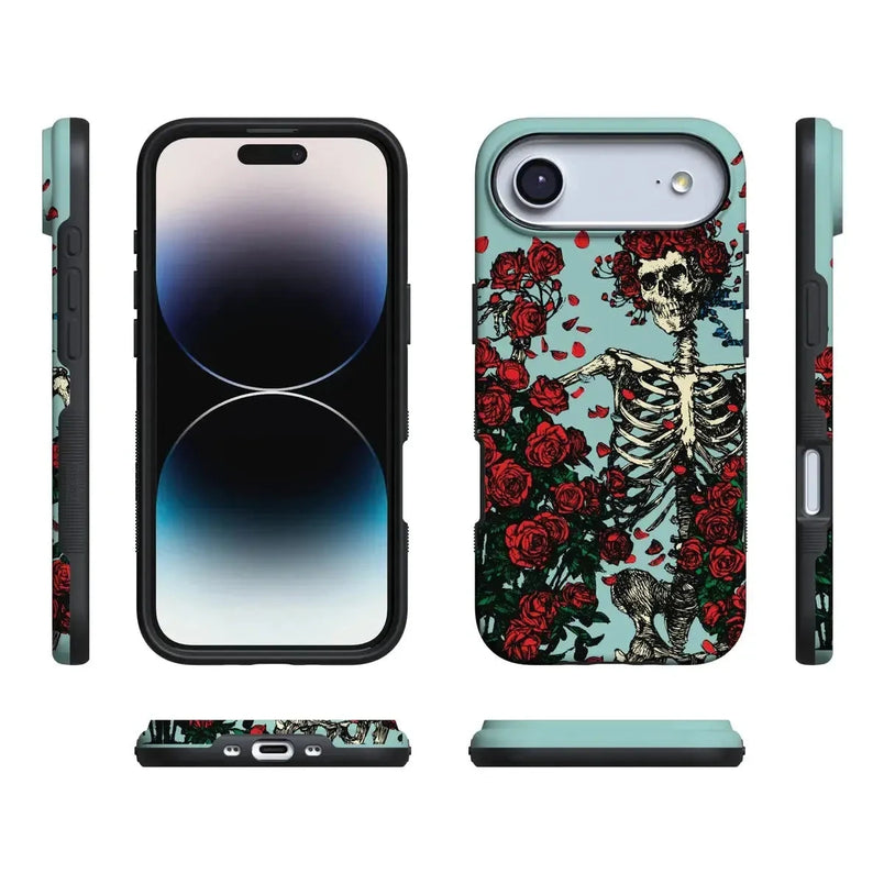 Forever Grateful | Grateful Dead Skeleton Floral Case iPhone Case Grateful Dead 