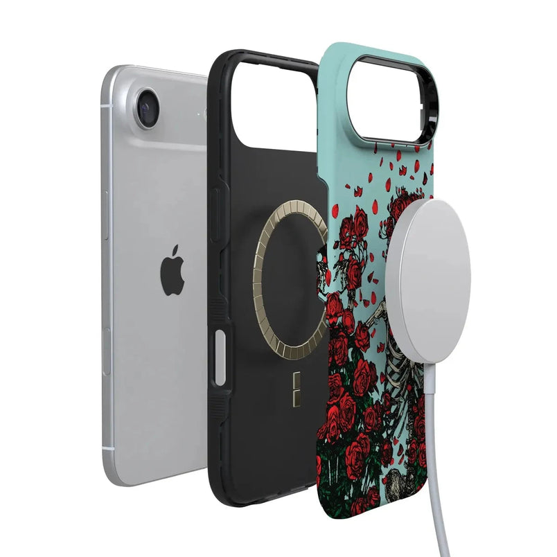 Forever Grateful | Grateful Dead Skeleton Floral Case iPhone Case Grateful Dead 