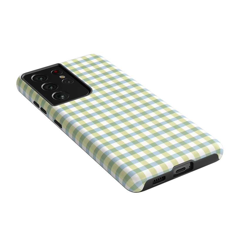 Pastel Picnic | Blue & Green Gingham Case