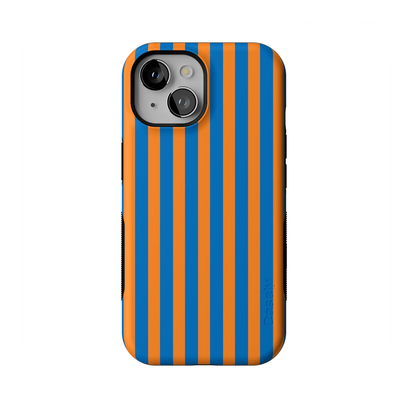 Go New York | Blue & Orange Stripes Case - iPhone 15
