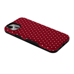 On the Dot | Maroon Polka Dot Case