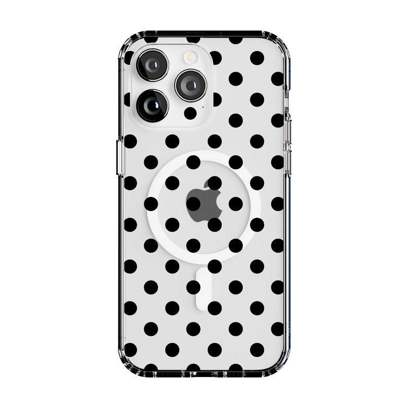 Spotted in SoHo | Black Polka Dot Case - iPhone 13 Pro