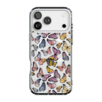Free Spirit | Rainbow Butterfly Case iPhone Case get.casely Clear + MagSafe® iPhone 17 Pro Max 