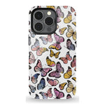 Free Spirit | Rainbow Butterfly Case iPhone Case get.casely Essential + MagSafe® iPhone 13 Pro