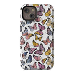 Free Spirit | Rainbow Butterfly Case iPhone Case get.casely Essential + MagSafe® iPhone 14