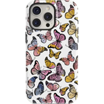 Free Spirit | Rainbow Butterfly Case iPhone Case get.casely Essential + MagSafe® iPhone 15 Pro