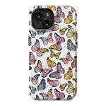 Free Spirit | Rainbow Butterfly Case iPhone Case get.casely Essential + MagSafe® iPhone 15