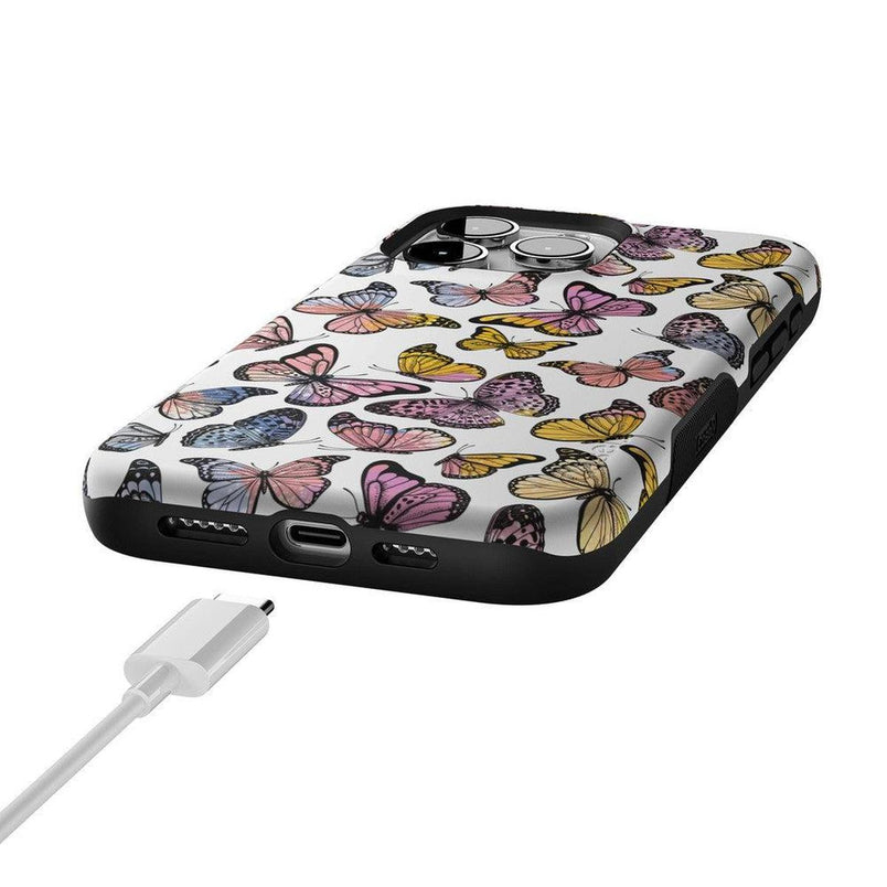 Free Spirit | Rainbow Butterfly Case iPhone Case get.casely 